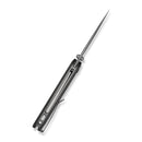 CIVIVI Vyrent Flipper & Thumb Stud Knife G10 With Aluminum Foil Contoured Handle (3.48" Stonewashed Nitro-X7 Blade) C25037B-1
