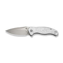 CIVIVI Vyrent Flipper & Thumb Stud Knife G10 With Aluminum Foil Contoured Handle (3.48" Stonewashed Nitro-X7 Blade) C25037B-1