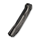 CIVIVI Zelthara Flipper & Button Lock Knife Gray Aluminum Handle (3.3" Black Stonewashed 14C28N Blade) C25076-2
