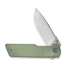 CIVIVI Zygon Thumb Stud & Top Crossbar Lock Natural G10 Handle With Blue Glow (3.24" Satin Finished Nitro-V Blade) C25035-1