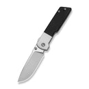 CIVIVI Zygon Thumb Stud & Top Crossbar Lock White & Black G10 Handle (3.24" Satin Finished Nitro-V Blade) C25035C-1