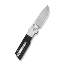 CIVIVI Zygon Thumb Stud & Top Crossbar Lock White & Black G10 Handle (3.24" Satin Finished Nitro-V Blade) C25035C-1