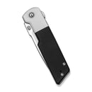 CIVIVI Zygon Thumb Stud & Top Crossbar Lock White & Black G10 Handle (3.24" Satin Finished Nitro-V Blade) C25035C-1