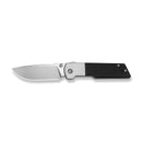 CIVIVI Zygon Thumb Stud & Top Crossbar Lock White & Black G10 Handle (3.24" Satin Finished Nitro-V Blade) C25035C-1