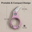 CIVIVI Pyrus Slip Joint Utility Knife Powder Pink G10 Handle (0.65" Satin Finished 14C28N Blade) C23038-5
