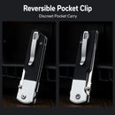 CIVIVI Zygon Thumb Stud & Top Crossbar Lock White & Black G10 Handle (3.24" Satin Finished Nitro-V Blade) C25035C-1