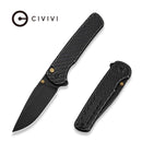 Big Idea Design Exclusives SKU - CIVIVI Iron Tide Flipper & Thumb Stud & Button Lock Knife C25011 - 1 - CIVIVI
