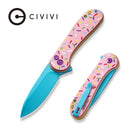 Blade HQ Exclusives SKU - CIVIVI Button Lock Elementum II Flipper Knife C18062P - 5 - CIVIVI
