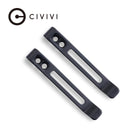 CIVIVI 2PCS Deep Carry Pocket Clip for EDC Knife with Recessed Screw Hole, NOT Screws Included CA - 05C - CIVIVI
