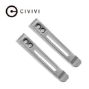 CIVIVI 2PCS Deep Carry Pocket Clip for EDC Knife with Recessed Screw Hole, NOT Screws Included CA - 05D - CIVIVI