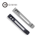 CIVIVI 2PCS Deep Carry Pocket Clip for EDC Knife with Recessed Screw Hole, NOT Screws Included CA - 05E - CIVIVI