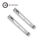 CIVIVI 2PCS Deep Carry Pocket Clip for EDC Knife with Recessed Screw Hole, NOT Screws Included CA - 06D - CIVIVI