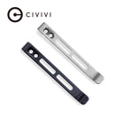 CIVIVI 2PCS Deep Carry Pocket Clip for EDC Knife with Recessed Screw Hole, NOT Screws Included CA - 06E - CIVIVI