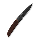 CIVIVI Aevren Black Stainless Steel With Guibourtia Wood Inlay (2.98" Black Stonewashed Nitro - V Blade) C25094 Sample1 - CIVIVI