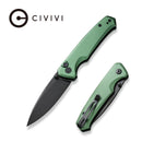 CIVIVI Altus Button Lock & Thumb Stud Knife Aluminum Handle (2.97" Nitro - V Blade) C20076 - 5 - CIVIVI