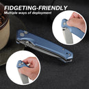 CIVIVI Altus Button Lock & Thumb Stud Knife Aluminum Handle (2.97" Nitro - V Blade) C20076 - 6 - CIVIVI