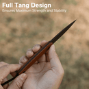 CIVIVI Altus Fixed Blade Knife Guibourtia Wood Handle (2.99" Black Stonewashed 14C28N Blade) C20076B - 3, With 1PC Black Lanyard, Black Kydex Sheath & T - Clip - CIVIVI