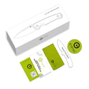 CIVIVI Altus Fixed Blade Knife Guibourtia Wood Handle (2.99" Gray Stonewashed 14C28N Blade) C20076B - 2, With 1PC Black Lanyard, Black Kydex Sheath & T - Clip - CIVIVI