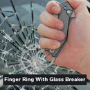 CIVIVI Amaroq Flipper & Thumb Stud & Button Lock Knife Gray Aluminum Handle (2.11" Satin Finished Nitro - V Blade) C24018 - 1