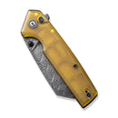 CIVIVI Amirite Flipper & Thumb Stud & Button Lock Knife Ultem Handle (3.48" Damascus Blade) C23028 - DS1 - CIVIVI