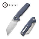 CIVIVI Amirite Flipper & Thumb Stud & Button Lock Knife G10 Handle (3.48" Nitro - V Blade) C23028 - 1 - CIVIVI