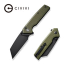 CIVIVI Amirite Flipper & Thumb Stud & Button Lock Knife G10 Handle (3.48" Nitro - V Blade) C23028 - 3 - CIVIVI