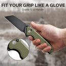 CIVIVI Amirite Flipper & Thumb Stud & Button Lock Knife G10 Handle (3.48" Nitro - V Blade) C23028 - 3 - CIVIVI