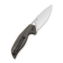 CIVIVI Anthropos Flipper Knife Brass Handle (3.25" 154CM Blade) C903D - CIVIVI