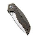 CIVIVI Anthropos Flipper Knife Brass Handle (3.25" 154CM Blade) C903D - CIVIVI
