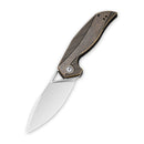 CIVIVI Anthropos Flipper Knife Brass Handle (3.25" 154CM Blade) C903D - CIVIVI