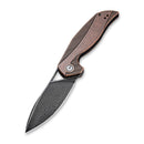 CIVIVI Anthropos Flipper Knife Copper Handle (3.25" Damascus Blade) C903DS - 3 - CIVIVI