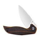 CIVIVI Anthropos Flipper Knife G10 & Carbon Fiber Handle (3.25" D2 Blade) C903A - CIVIVI