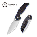 CIVIVI Anthropos Flipper Knife G10 & Carbon Fiber Handle (3.25" D2 Blade) C903B - CIVIVI