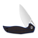 CIVIVI Anthropos Flipper Knife G10 & Carbon Fiber Handle (3.25" D2 Blade) C903B - CIVIVI