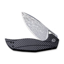 CIVIVI Anthropos Flipper Knife G10 & Carbon Fiber Handle (3.25" Damascus Blade) C903DS - CIVIVI