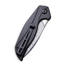 CIVIVI Anthropos Flipper Knife G10 & Carbon Fiber Handle (3.25" Damascus Blade) C903DS - CIVIVI