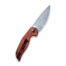 CIVIVI Anthropos Flipper Knife Wood Handle (3.25" Damascus Blade) C903DS - 2 - CIVIVI