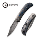 CIVIVI Appalachian Drifter II Front Flipper Knife Carbon Fiber Handle (2.96" Damascus Blade) C19010C - DS1 - CIVIVI