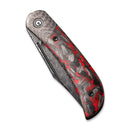 CIVIVI Appalachian Drifter II Front Flipper Knife Carbon Fiber Handle (2.96" Damascus Blade) C19010C - DS2 - CIVIVI