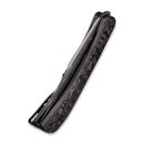CIVIVI Appalachian Drifter II Front Flipper Knife Carbon Fiber Handle (2.96" Damascus Blade) C19010C - DS3 - CIVIVI