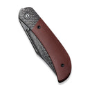 CIVIVI Appalachian Drifter II Front Flipper Knife G10 & Carbon Fiber Handle (2.96" Damascus Blade) C19010C - DS4 - CIVIVI