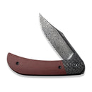CIVIVI Appalachian Drifter II Front Flipper Knife G10 & Carbon Fiber Handle (2.96" Damascus Blade) C19010C - DS4 - CIVIVI