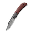 CIVIVI Appalachian Drifter II Front Flipper Knife G10 & Carbon Fiber Handle (2.96" Damascus Blade) C19010C - DS4 - CIVIVI