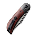 CIVIVI Appalachian Drifter II Front Flipper Knife G10 & Carbon Fiber Handle (2.96" Damascus Blade) C19010C - DS4 - CIVIVI