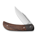 CIVIVI Appalachian Drifter II Front Flipper Knife Micarta & Carbon Fiber Handle (2.96" CPM S35VN Blade) C19010C - 1 - CIVIVI
