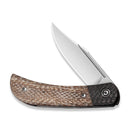 CIVIVI Appalachian Drifter II Front Flipper Knife Micarta & Carbon Fiber Handle (2.96" CPM S35VN Blade) C19010C - 2 - CIVIVI