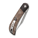CIVIVI Appalachian Drifter II Front Flipper Knife Micarta & Carbon Fiber Handle (2.96" CPM S35VN Blade) C19010C - 2 - CIVIVI