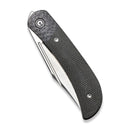 CIVIVI Appalachian Drifter II Front Flipper Knife Micarta & Carbon Fiber Handle (2.96" Nitro - V Blade) C19010C - 4 - CIVIVI