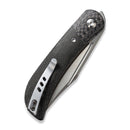 CIVIVI Appalachian Drifter II Front Flipper Knife Micarta & Carbon Fiber Handle (2.96" Nitro - V Blade) C19010C - 4 - CIVIVI