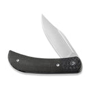 CIVIVI Appalachian Drifter II Front Flipper Knife Micarta & Carbon Fiber Handle (2.96" Nitro - V Blade) C19010C - 4 - CIVIVI